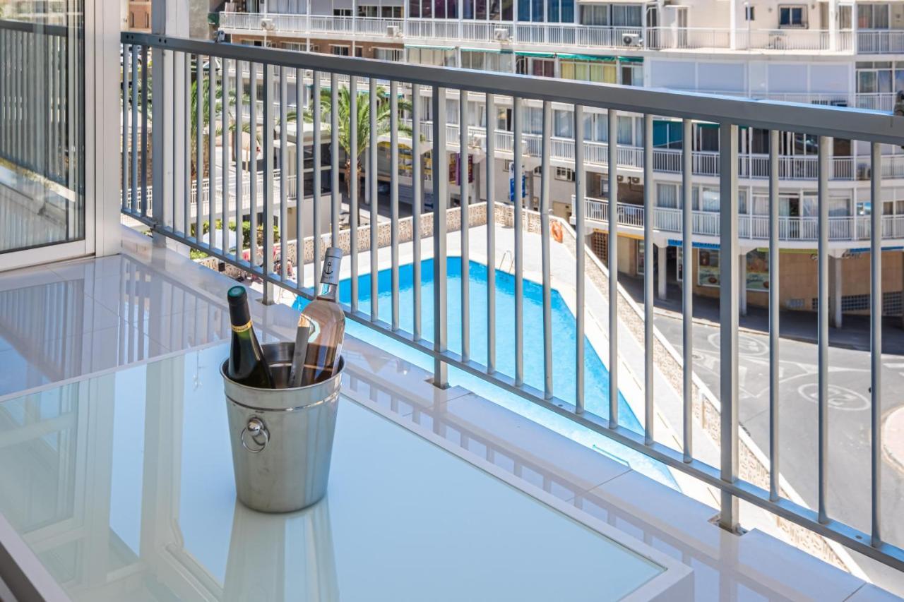 La Perla Benidorm Apartment Seaview & Pool Levante Beach ภายนอก รูปภาพ
