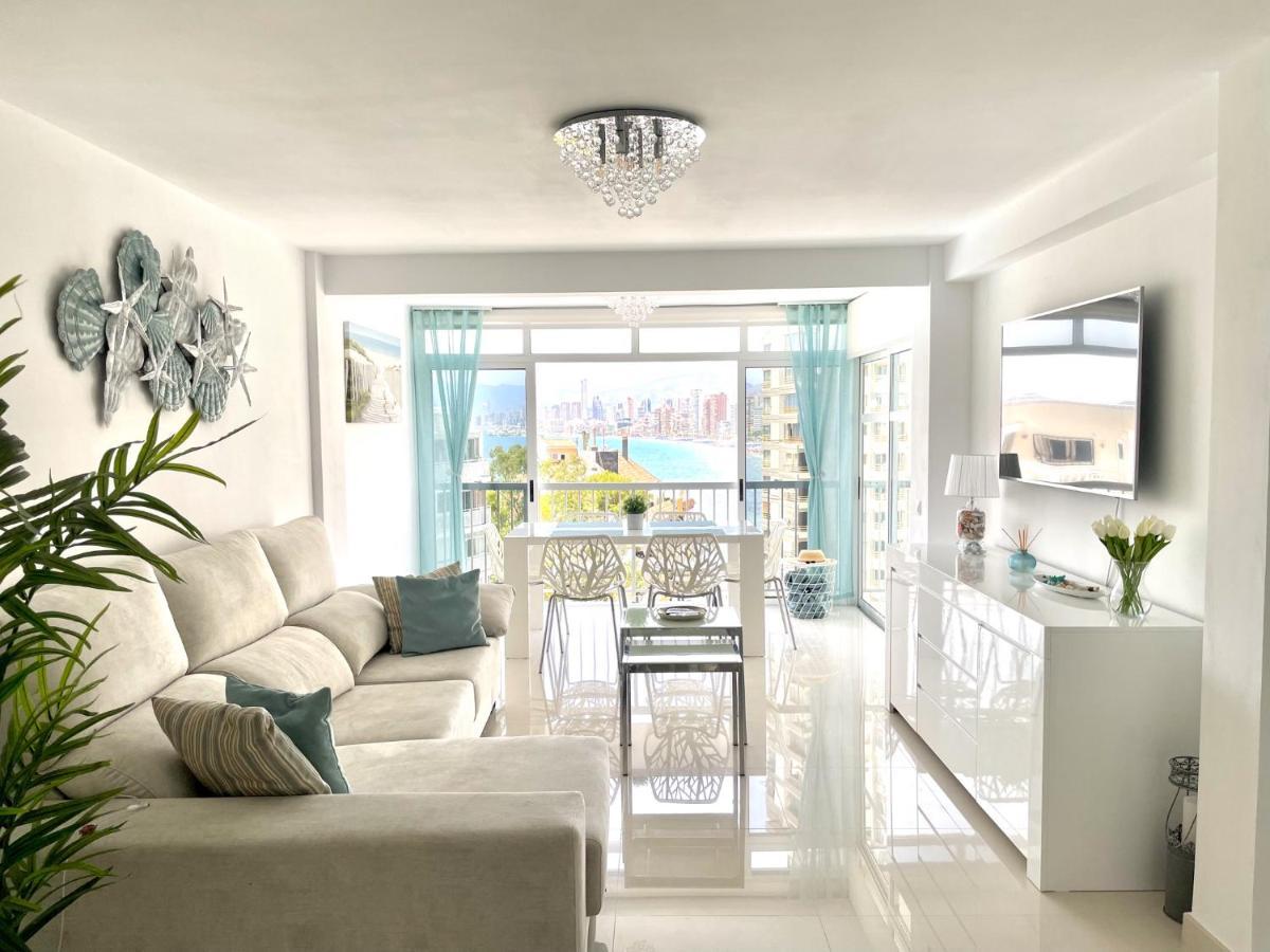 La Perla Benidorm Apartment Seaview & Pool Levante Beach ภายนอก รูปภาพ