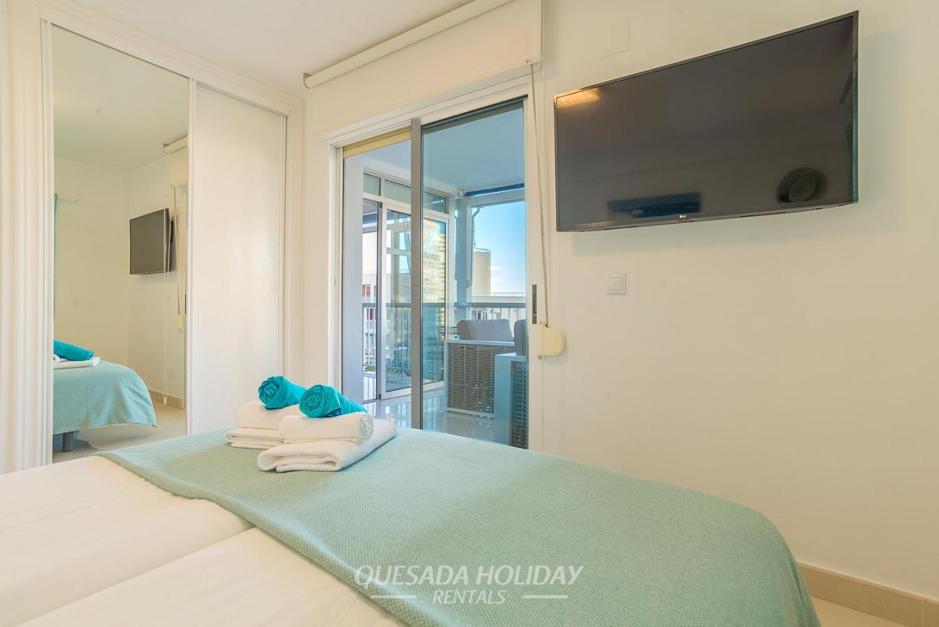 La Perla Benidorm Apartment Seaview & Pool Levante Beach ภายนอก รูปภาพ
