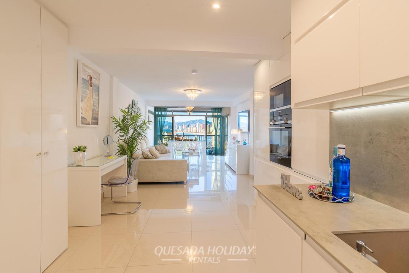 La Perla Benidorm Apartment Seaview & Pool Levante Beach ภายนอก รูปภาพ