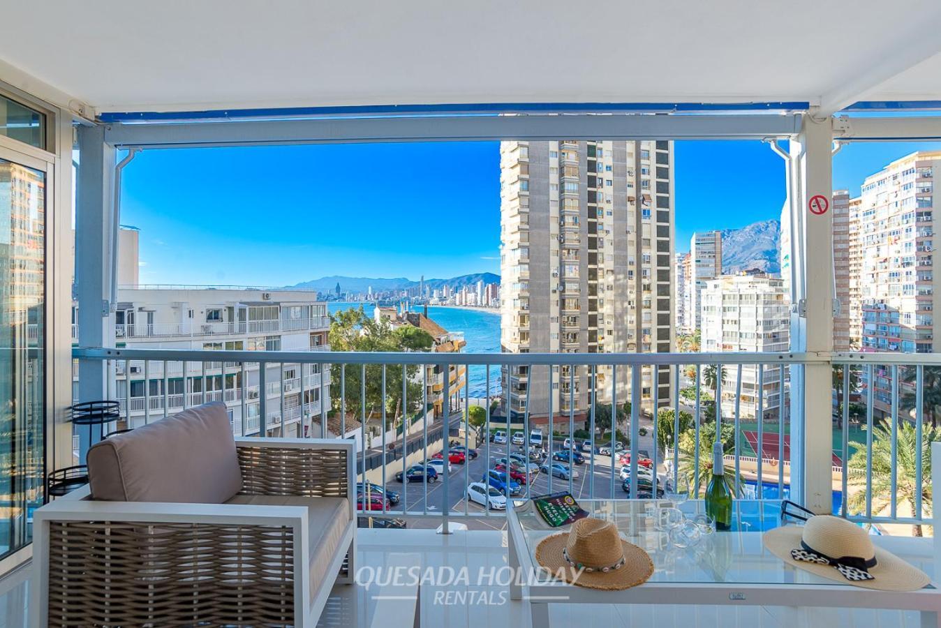 La Perla Benidorm Apartment Seaview & Pool Levante Beach ภายนอก รูปภาพ